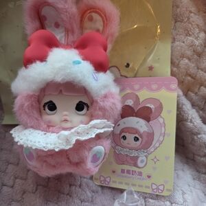 Nommi Baby Sweetheart Bunny Strawberry Cream Blind Box Cute Kawaii Pink